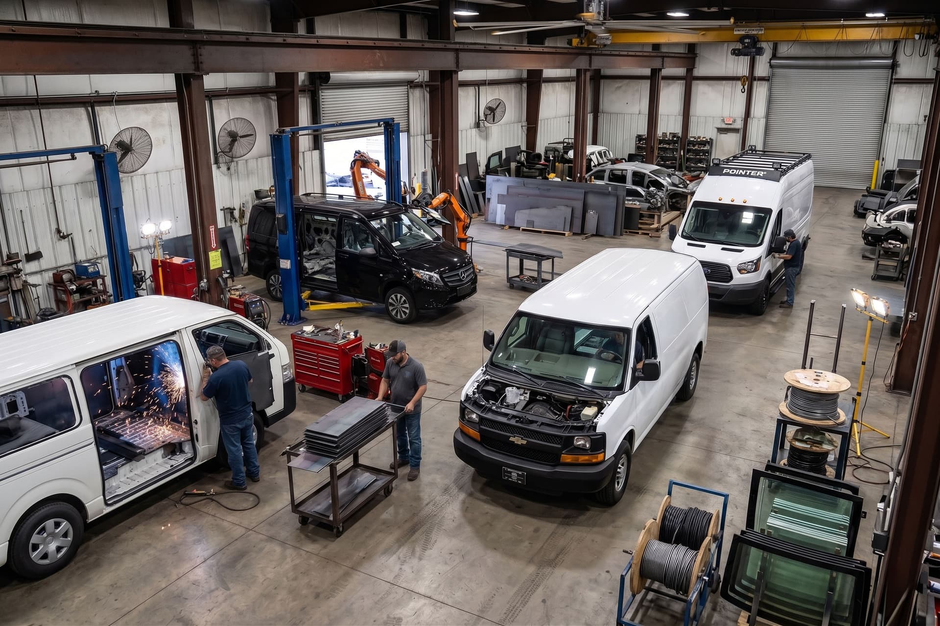 Chantilly facility / build floor