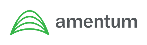 Amentum company logo.